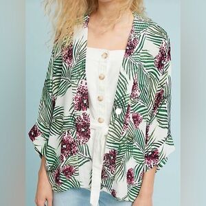 Tropical Kimono Top